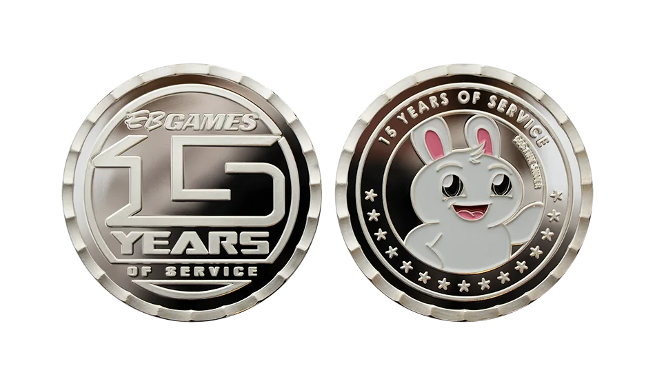 Custom silver commemorative coin