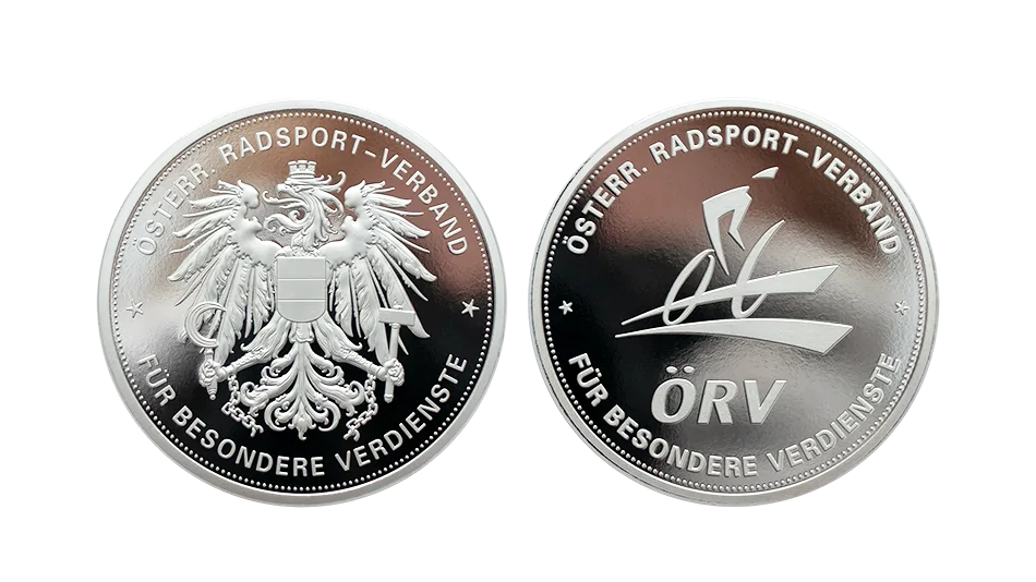 Custom silver collector coin