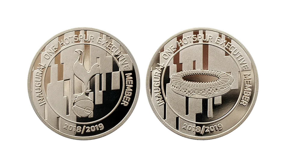 Custom silver commemorative coin