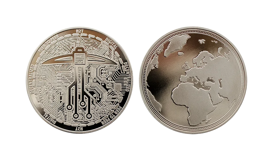 Custom silver coin example